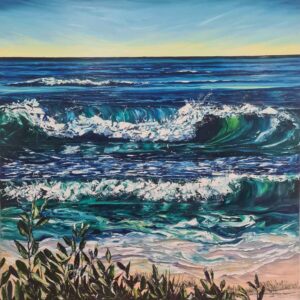 Making Waves - Original Painting by Leanne Prussing