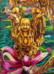 Meditation Budha 112x90cm