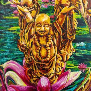 Meditation Budha 112x90cm