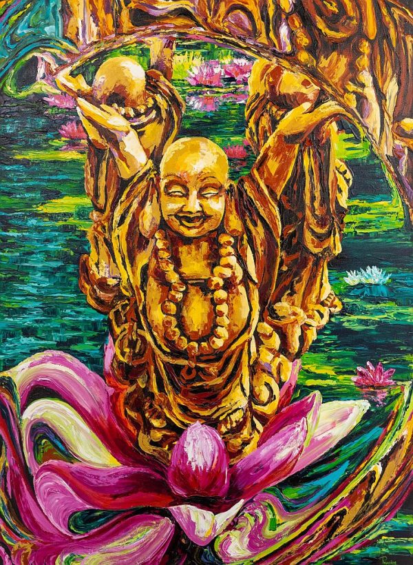Meditation Budha 112x90cm
