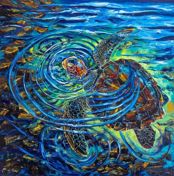 Surface Turtle 90x 87cm